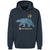 LINWOOD POLAR BEAR NAVY BLUE HOODED SWEATSHIRT UNISEX MENS WOMENS SAN DIEGO ZOO