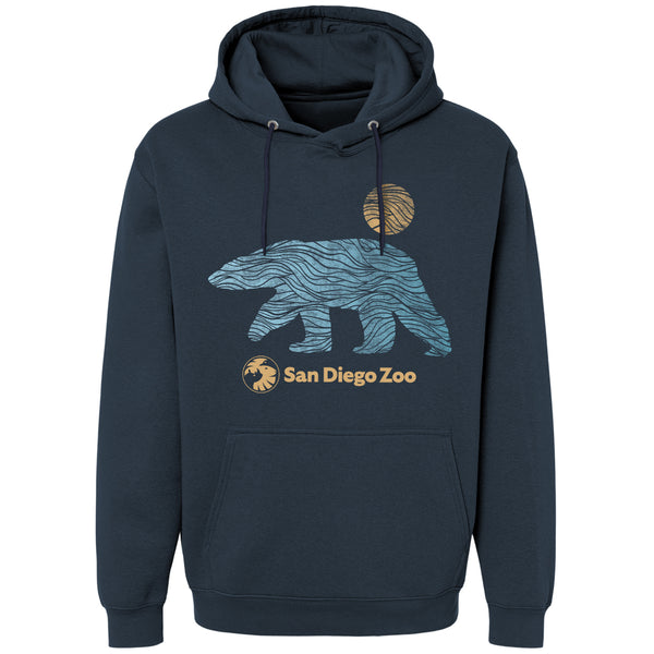 Kenzo polar Bear スゥエット Kenzo Polar Bear-Print Organic Cotton Weathirt In Blue - 50% Off