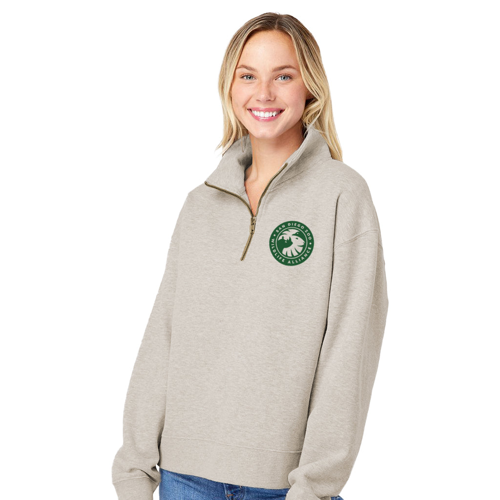 Quarter zipper online sweatshirt