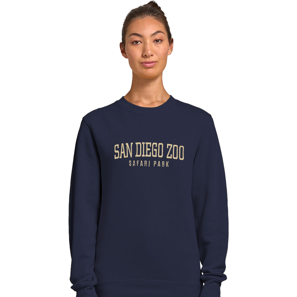 San Diego Zoo Safari Park Embroidered Crew Sweatshirt