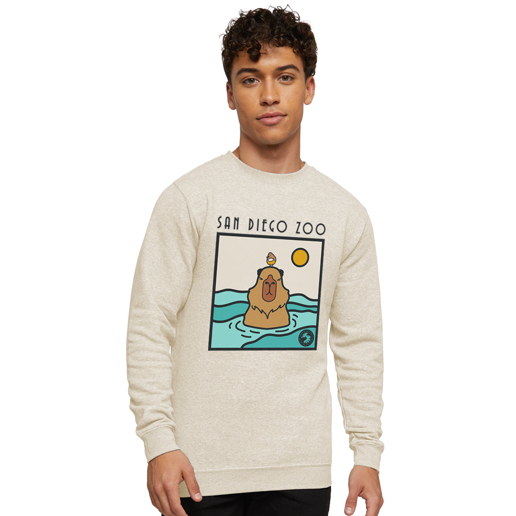 Swimming Capybara Sweatshirt