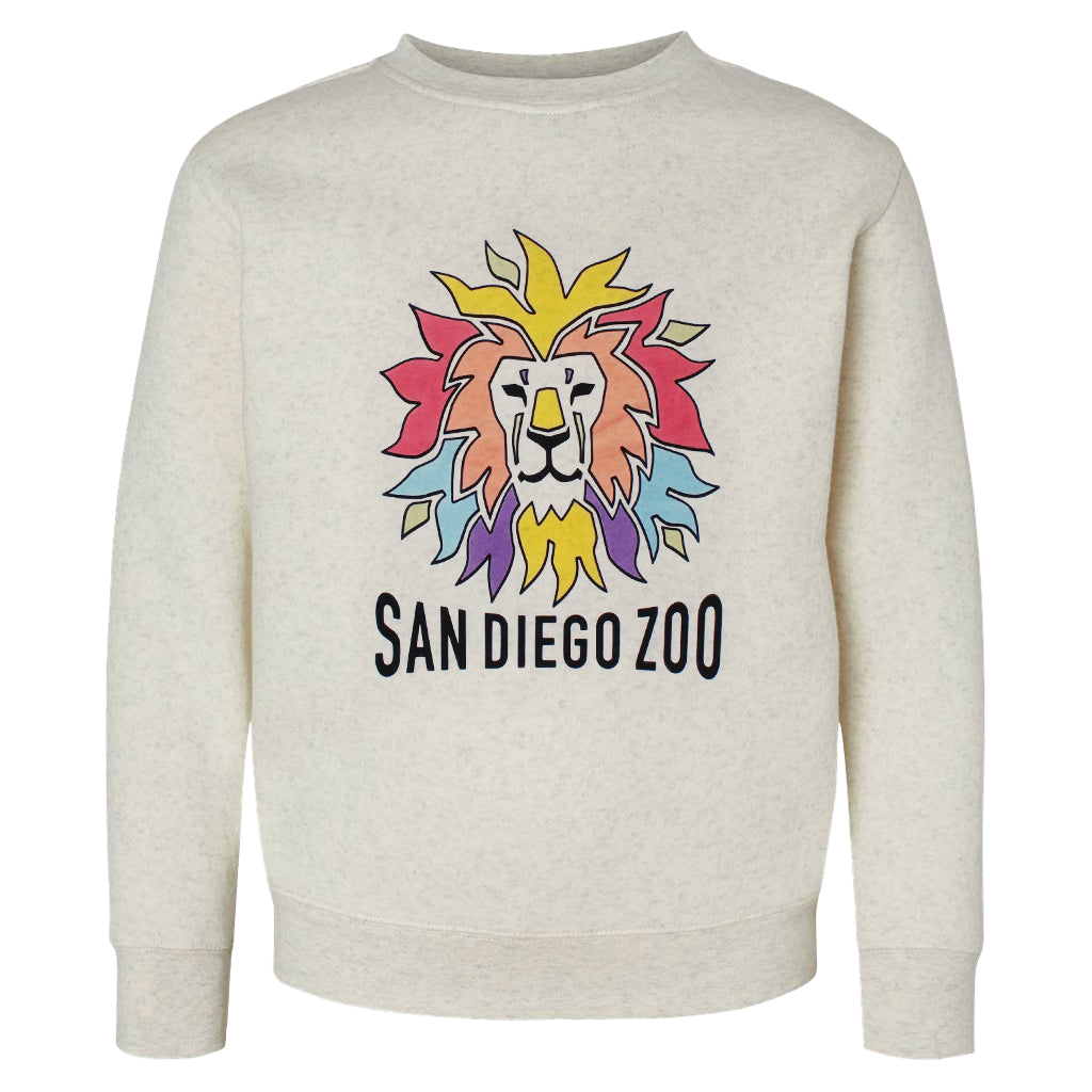 Colorful Lion Color-Changing Kids Sweatshirt
