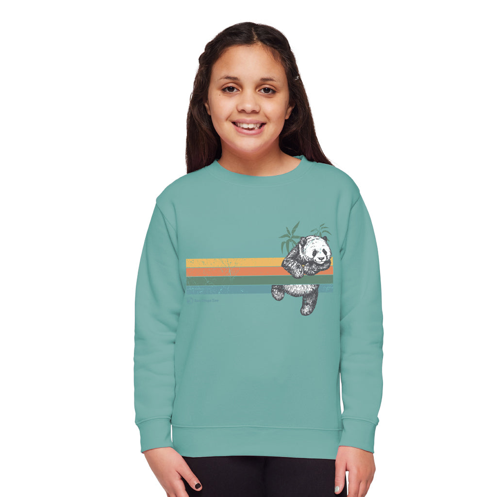 Panda Sunset Kids Sweatshirt