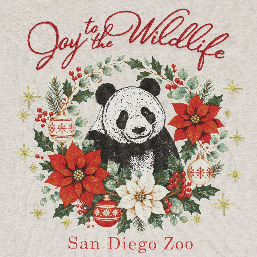 Joy to the Wildlife Mock Neck Sweatshirt