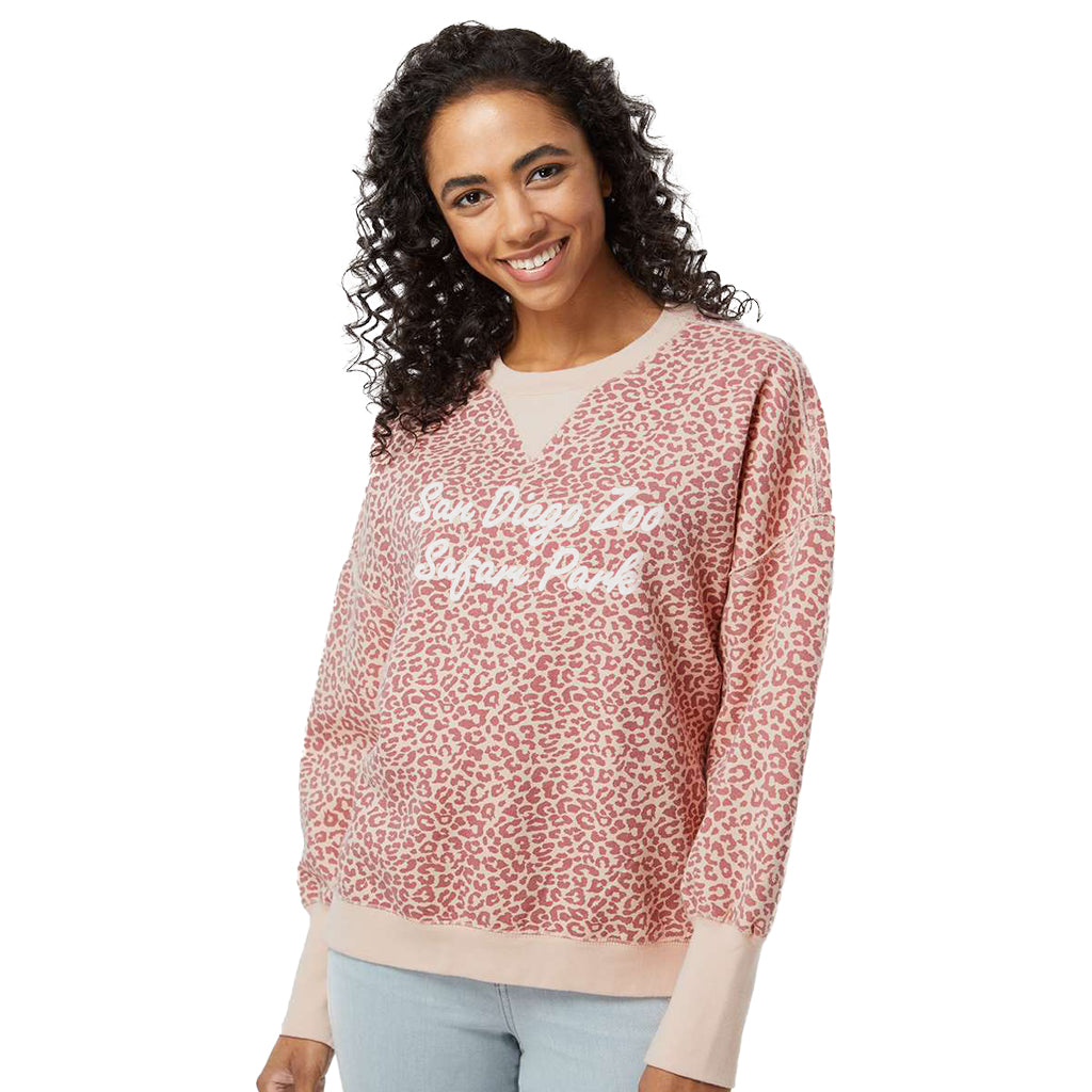 Leopard Print Ladies Sweatshirt