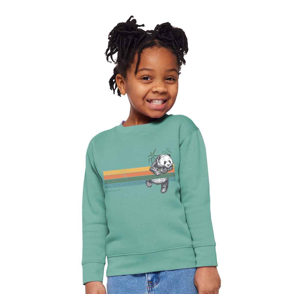 Panda Sunset Toddler Sweatshirt ShopZoo