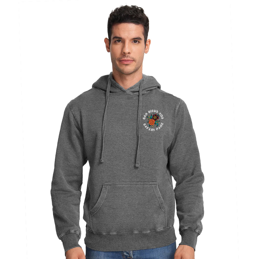 Día de los Muertos-Inspired Elephant Hooded Sweatshirt