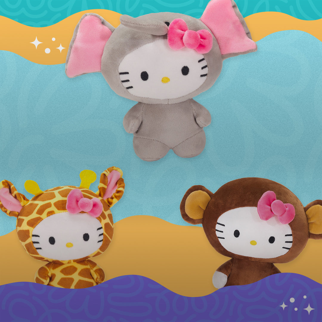 Hello Kitty Wildlife Plushies
