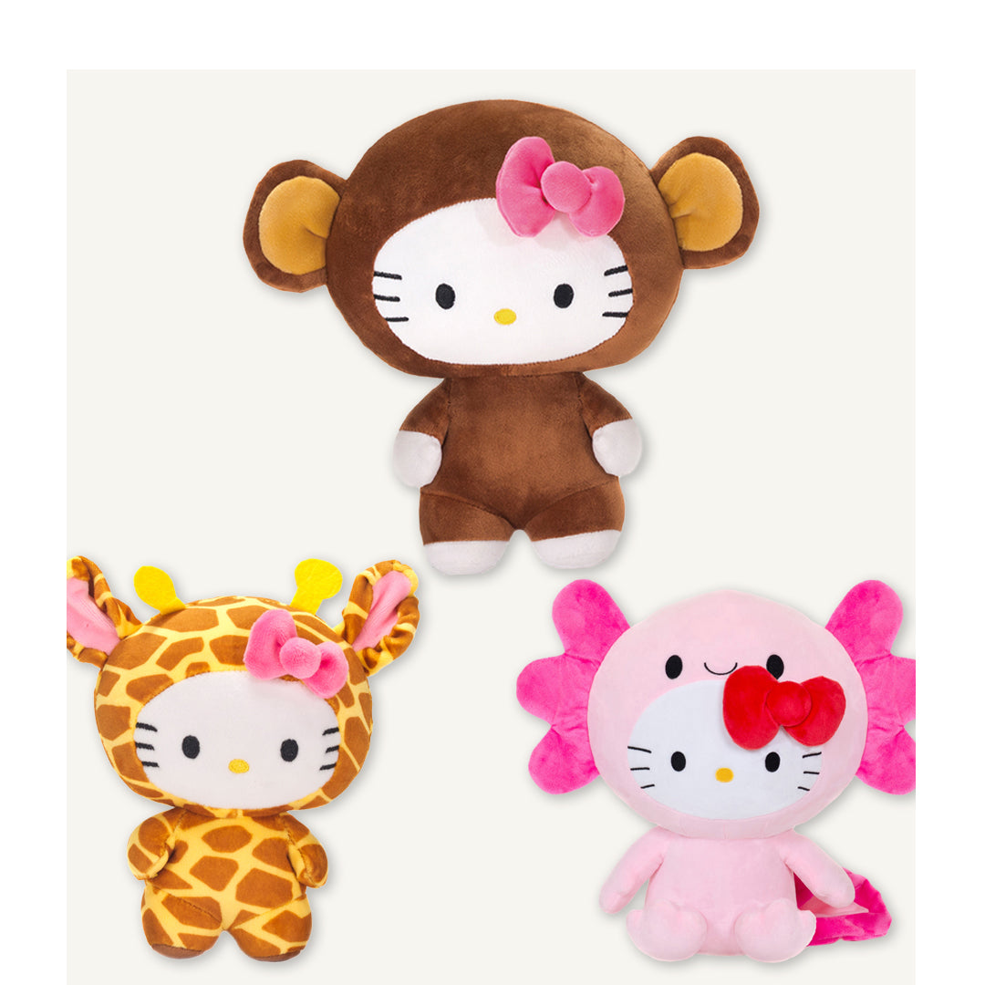 Hello Kitty Wildlife Plushies