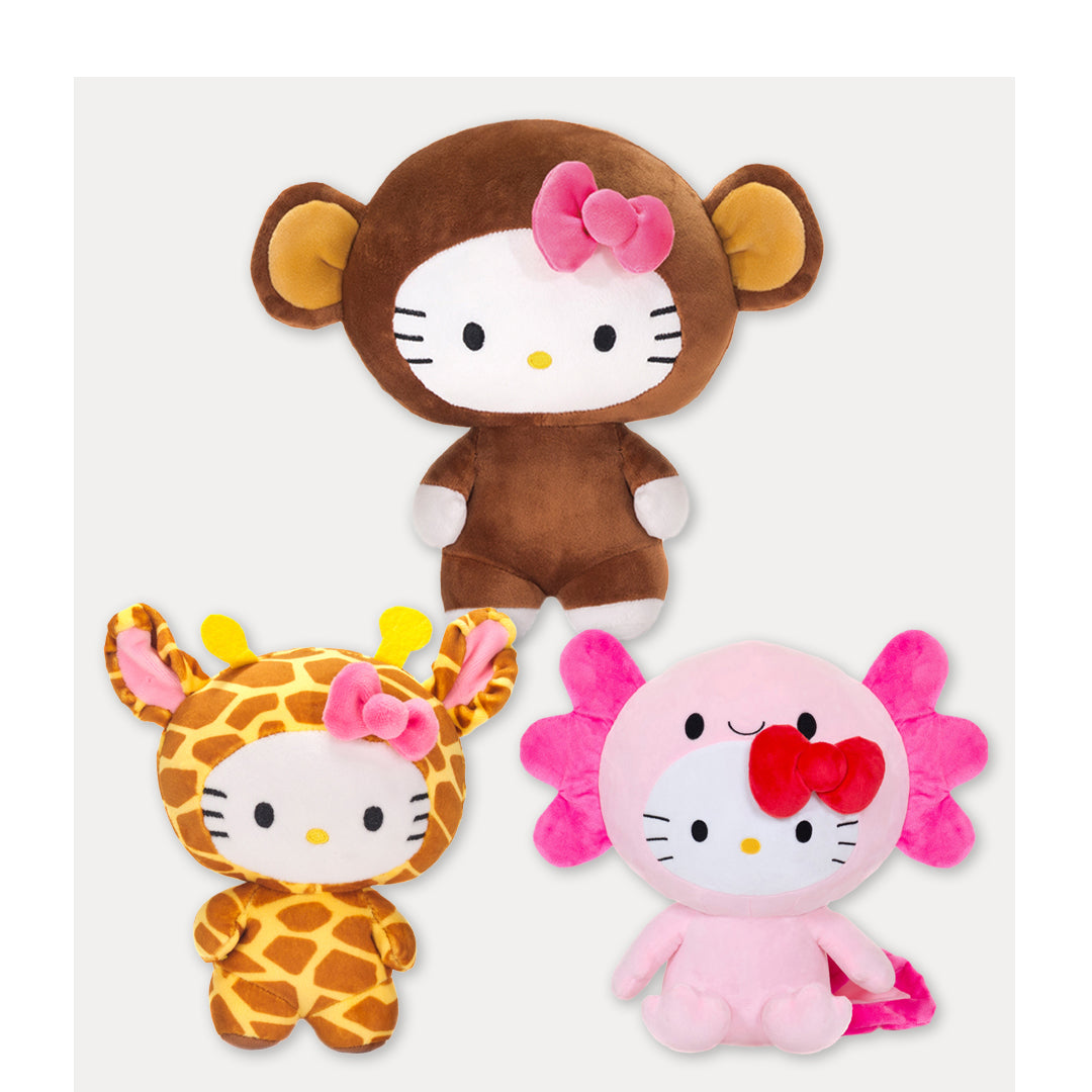 Hello Kitty Wildlife Plushies