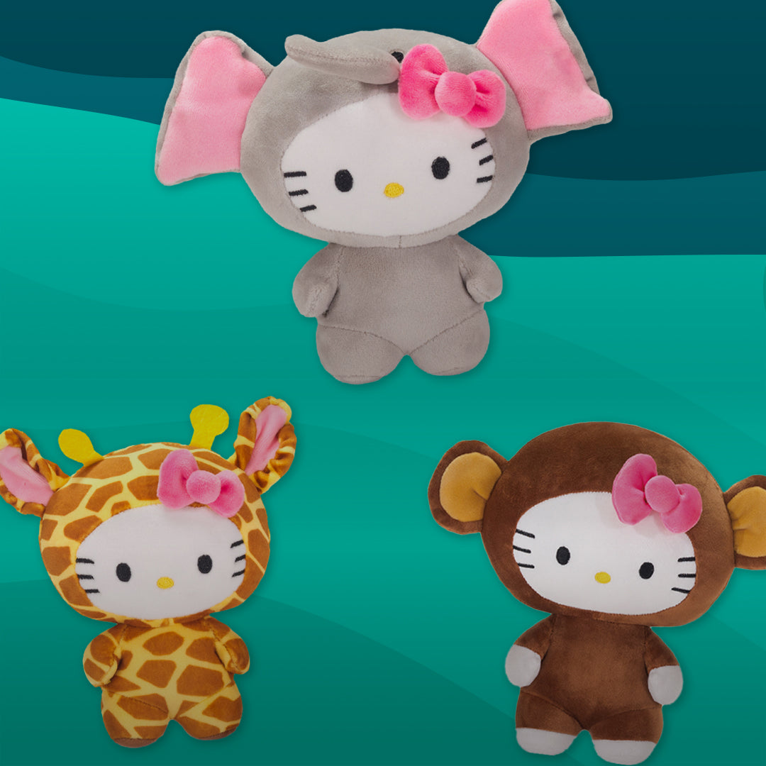 Hello Kitty Wildlife Plushies