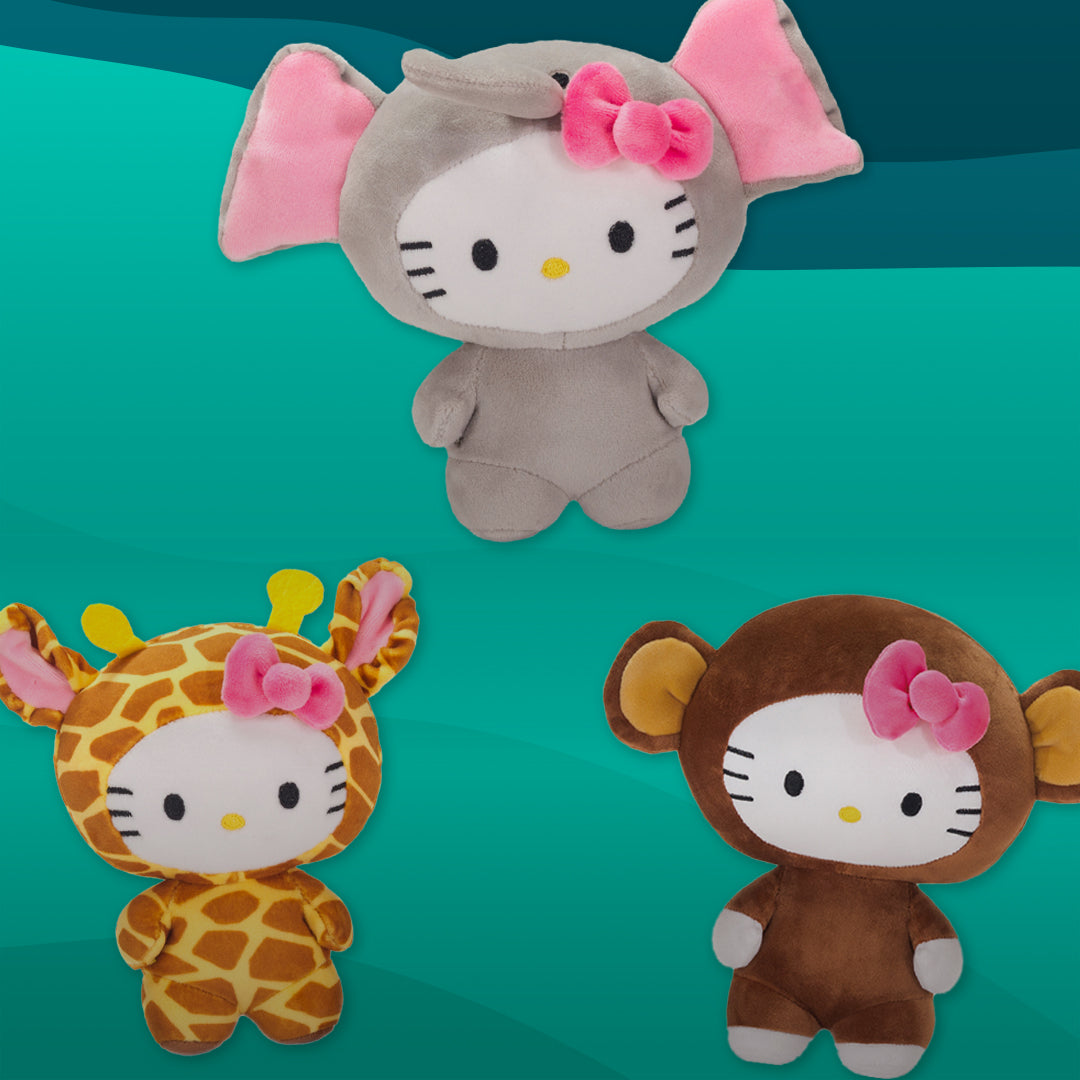 Hello Kitty Wildlife Plushies