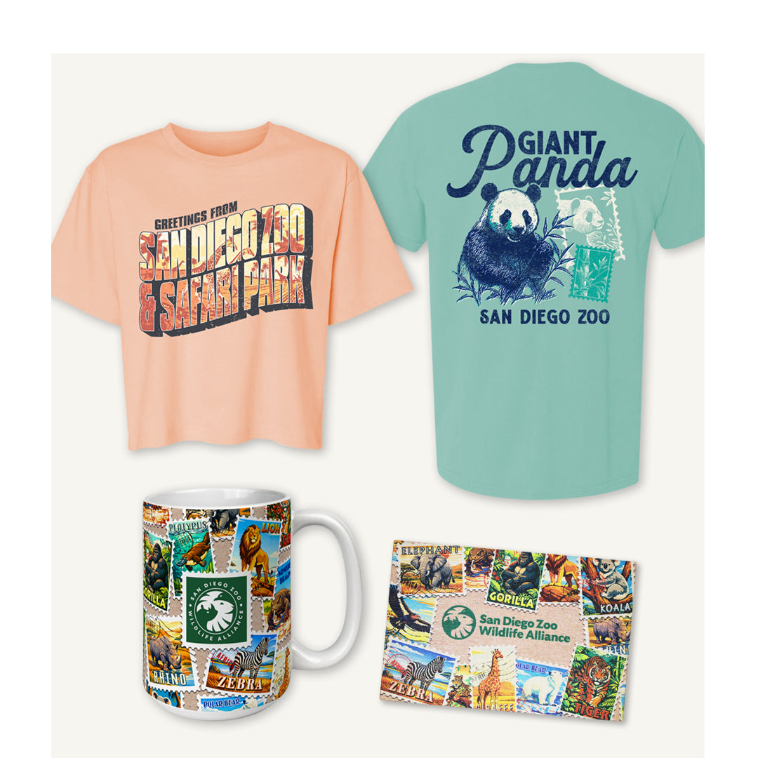 Wish Your Were Here San Diego Zoo Merch Collection