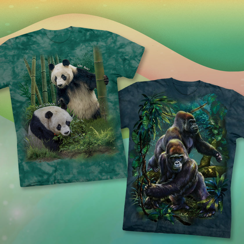 Tie-Dyed Wildlife Tees Collection