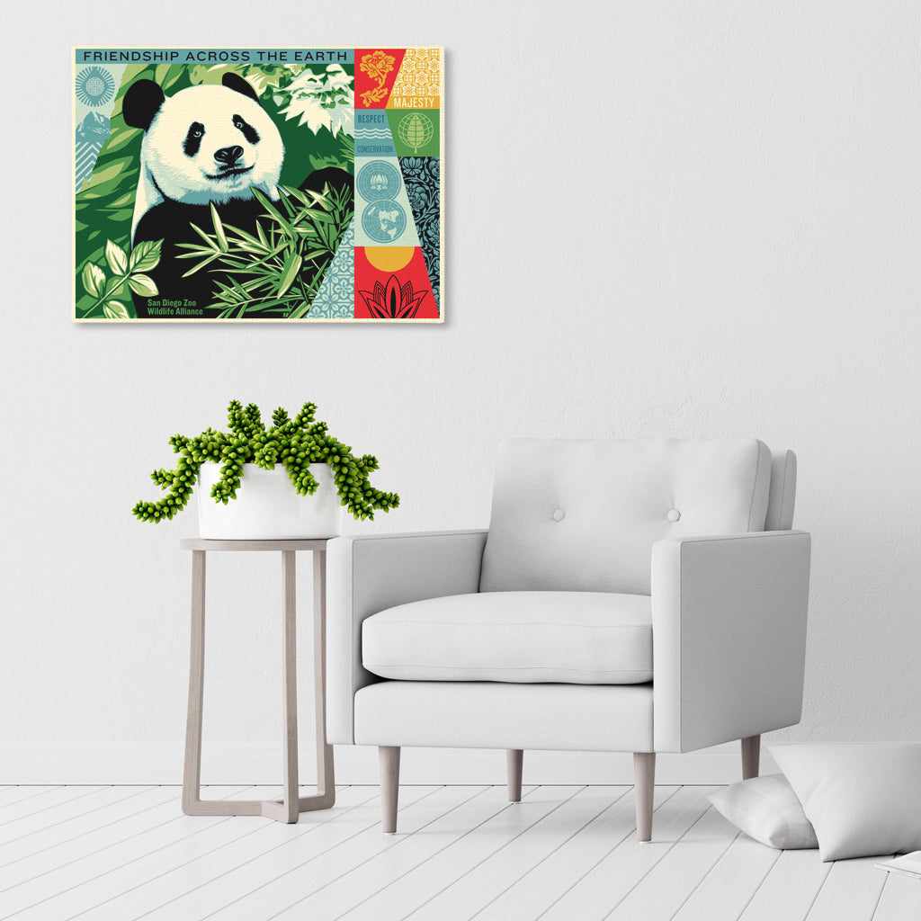 San Diego Zoo Shepherd Fairey Giant Panda Canvas Wall Art