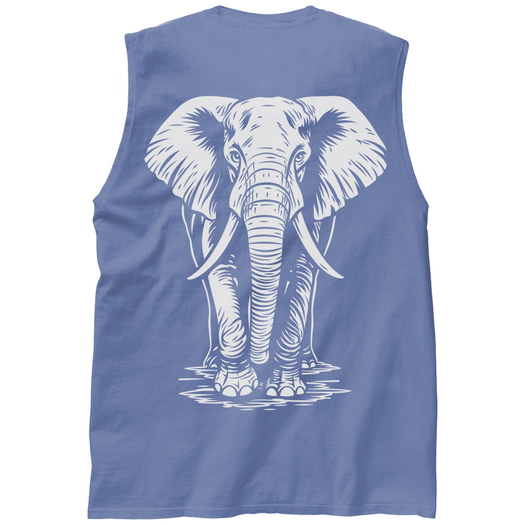 Etched Elephant Muscle Tank