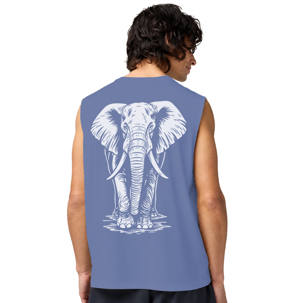 Etched Elephant Muscle Tank