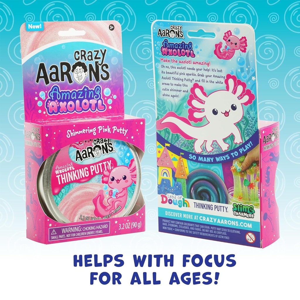 Amazing Axolotl Thinking Putty