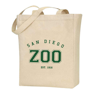 Collegiate San Diego Zoo Canvas Tote Bag