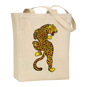 Vintage Jaguar Art Tote Bag