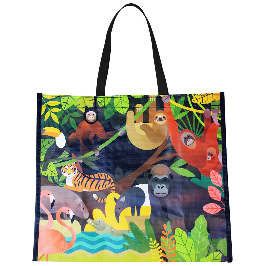 AMY BLANDFORD SHOPPING BAG TOTE GROCERY RAINFOREST 