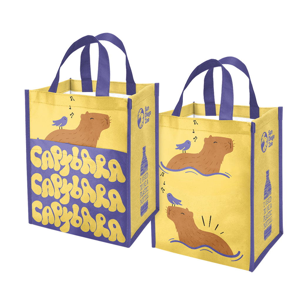 CAPYBARA ECO LUNCH TOTE TWO-SIDED 
