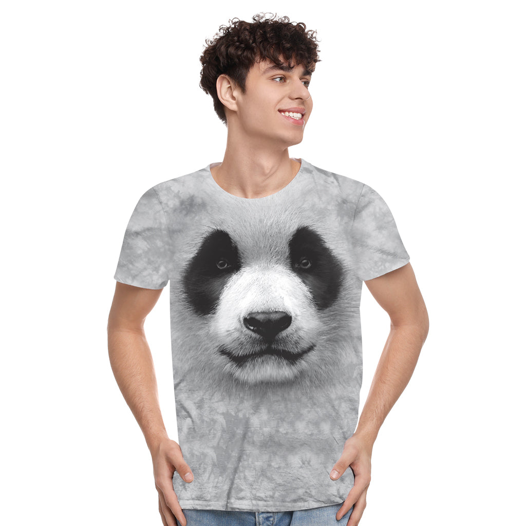 Big Face Panda Tie-Dyed Tee