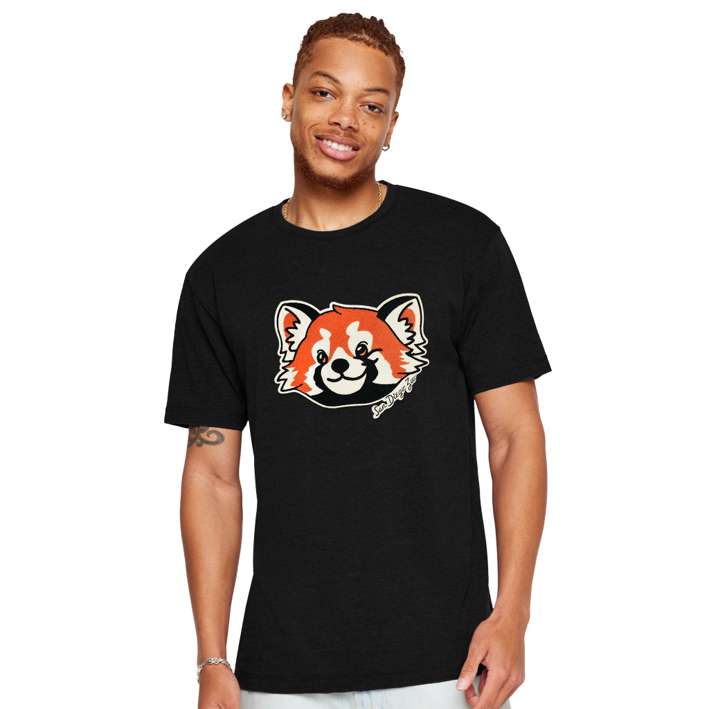 Red Panda Chenille Tee