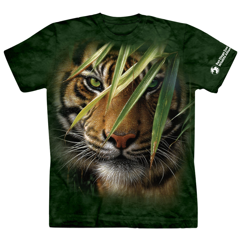 Tiger Portrait Tee Adult Unisex T-Shirt Realistic Tiger Face