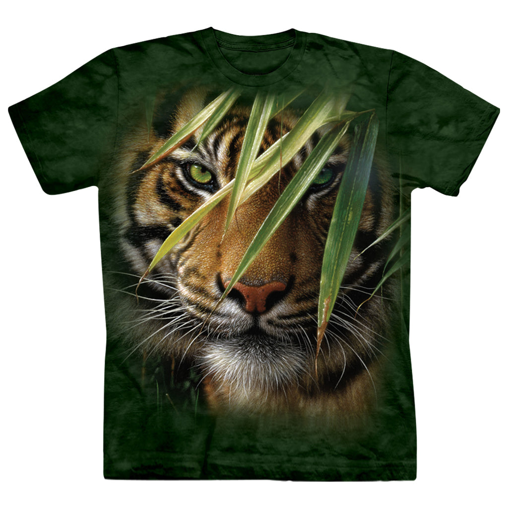 Tiger Portrait Tee Adult Unisex T-Shirt Realistic Tiger Face