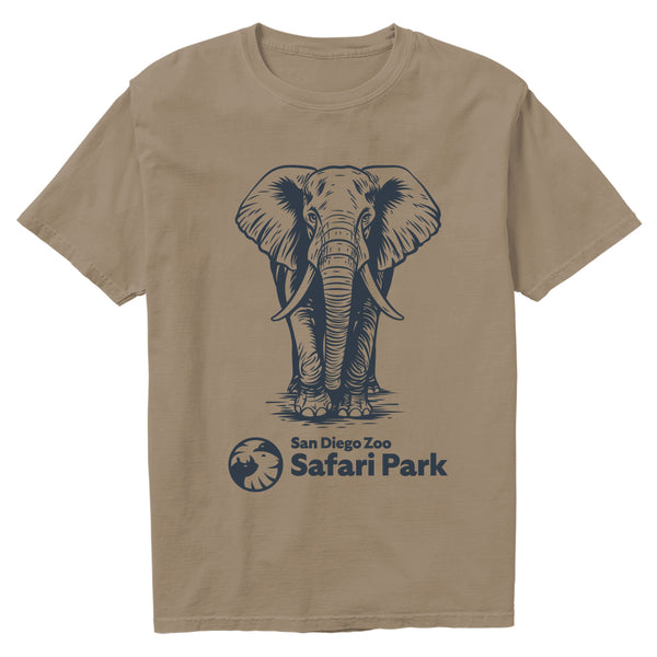 Etched Elephant Tee - ShopZoo