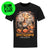 2024 HAPPY HALLOWEEN GLOW IN THE DARK TEE GIRAFFE RED PANDA GORILLA TIGER PUMPINS BATS