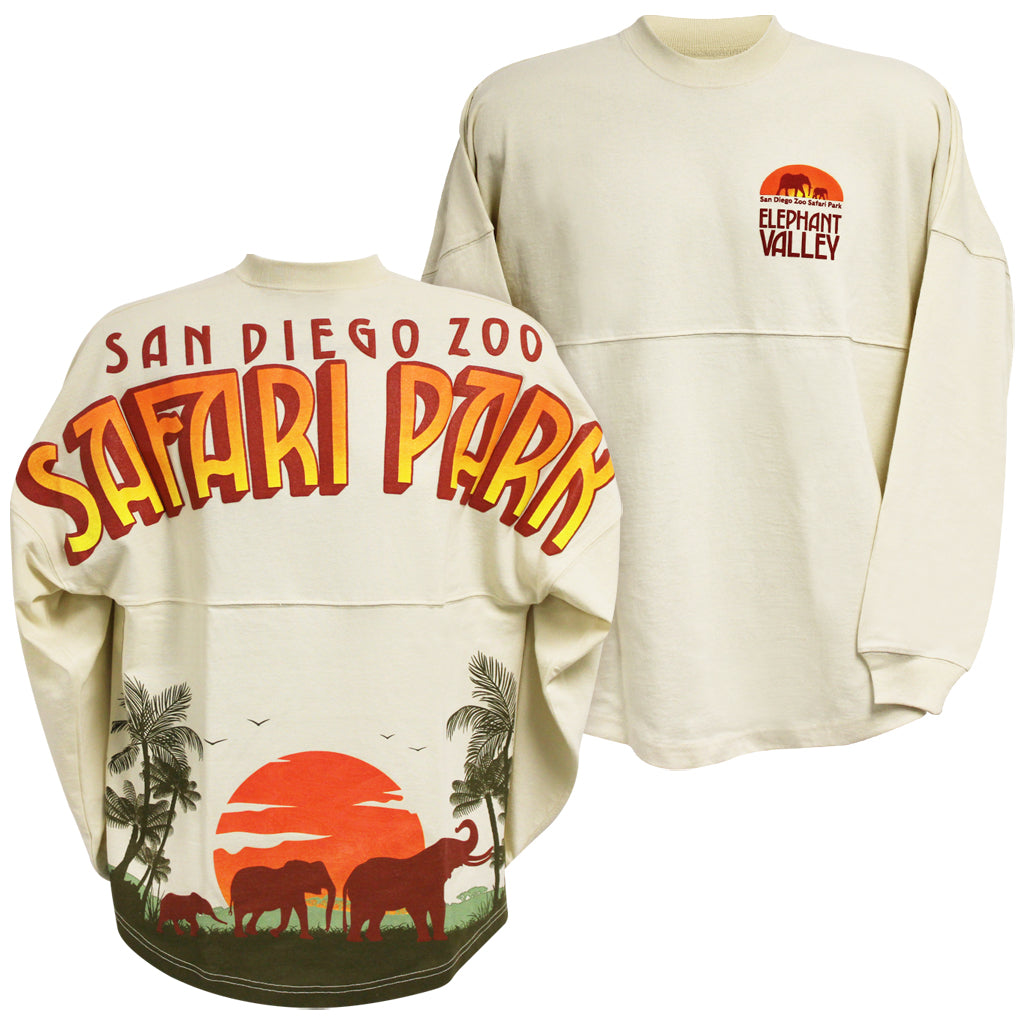ELEPHANT VALLEY AFRICAN ELEPHANT SPIRIT JERSEY SAN DIEGO ZOO SAFARI PARK UNISEX
