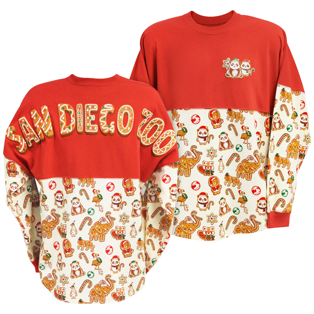 WILDLY SWEET GINGERBREAD COOKIE RED AND CREAM SPIRIT JERSEY 