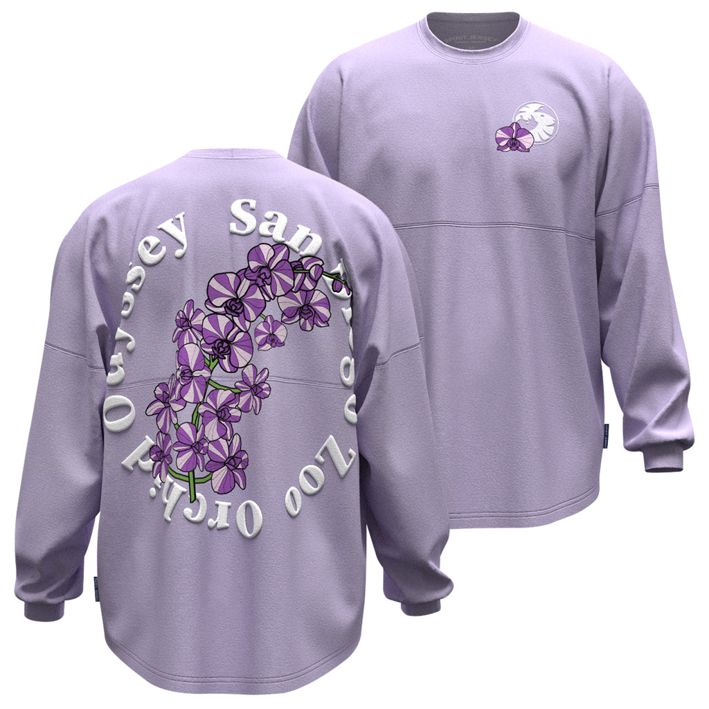 ORCHID ODYSSEY PURPLE LAVENDAR SPIRIT JERSEY SAN DIEGO ZOO