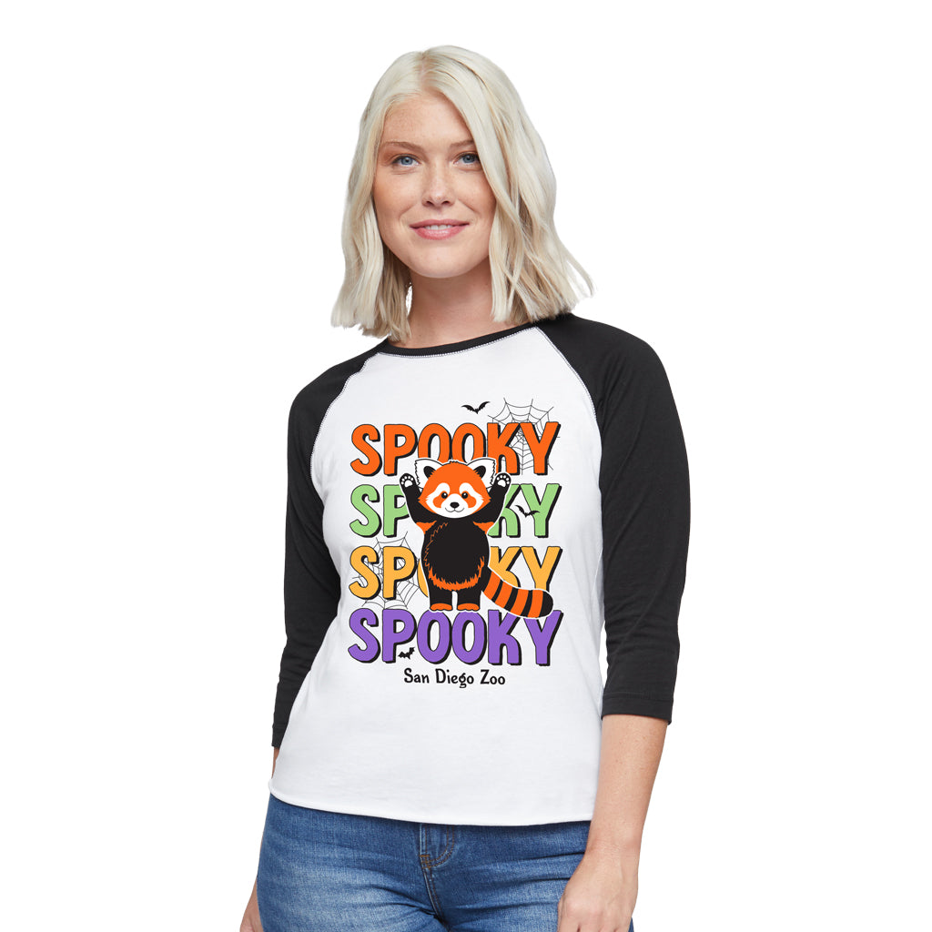 Spooky Red Panda Raglan Tee