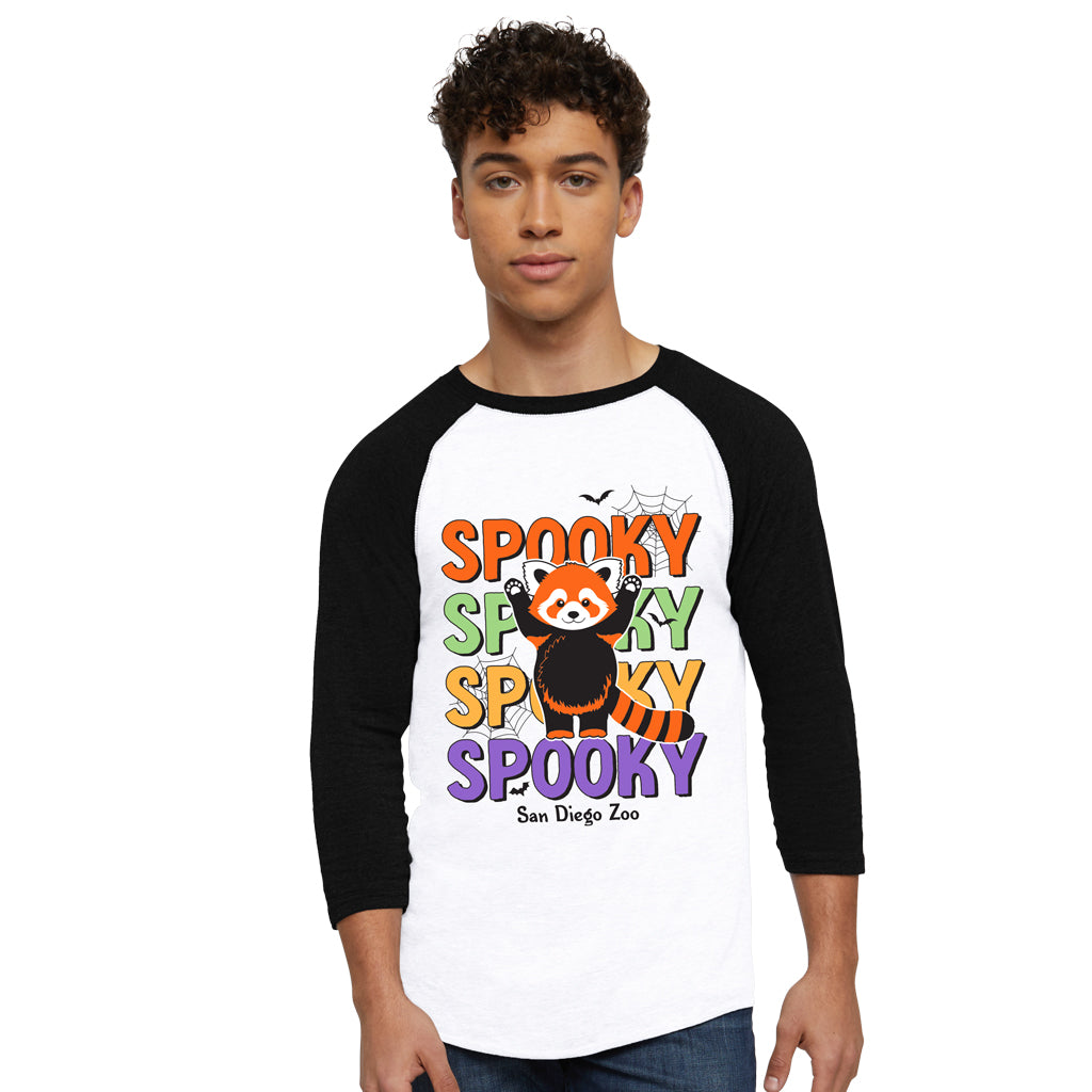 Spooky Red Panda Raglan Tee