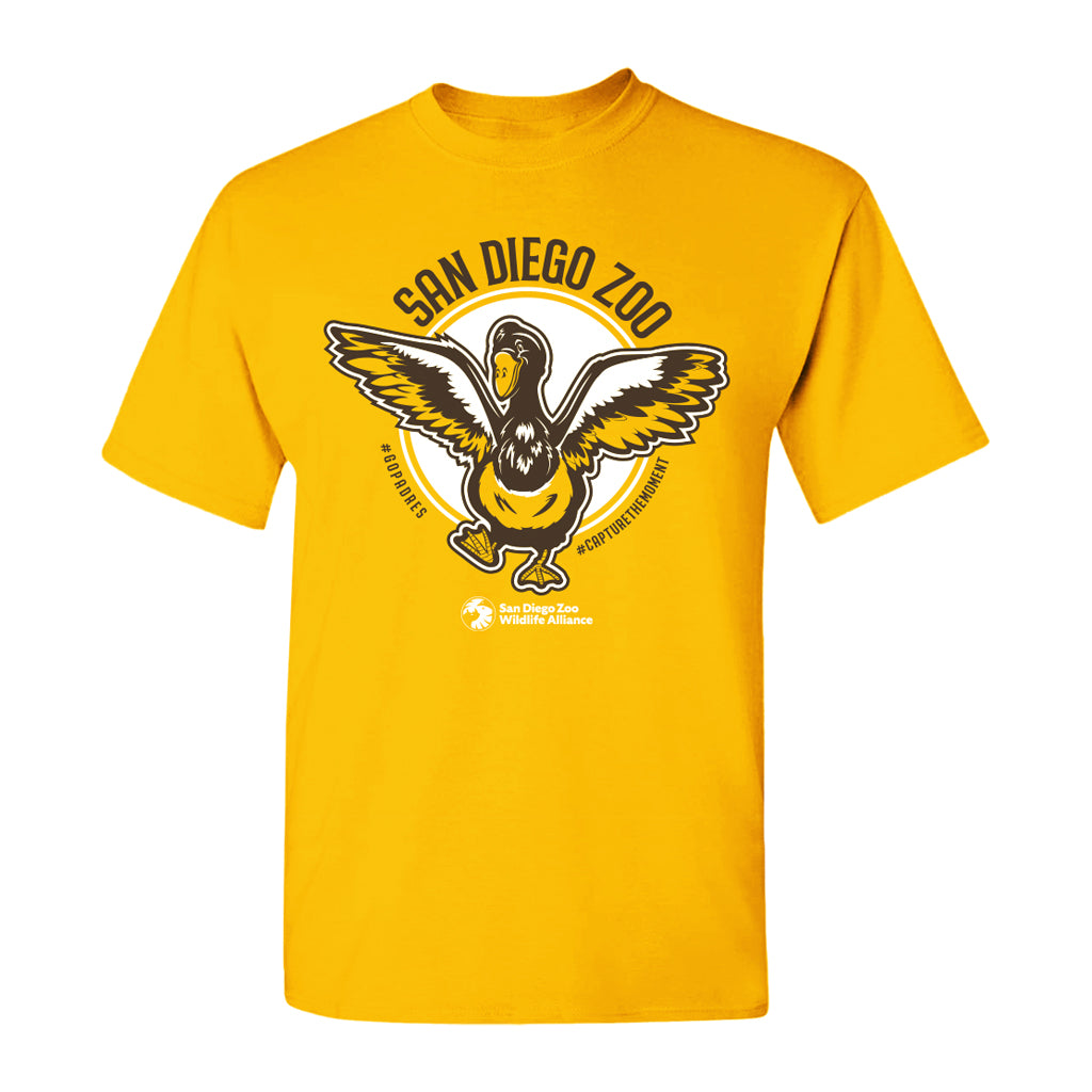 San Diego Zoo Rally Goose Tee Go Padres T-Shirt Capture The Moment