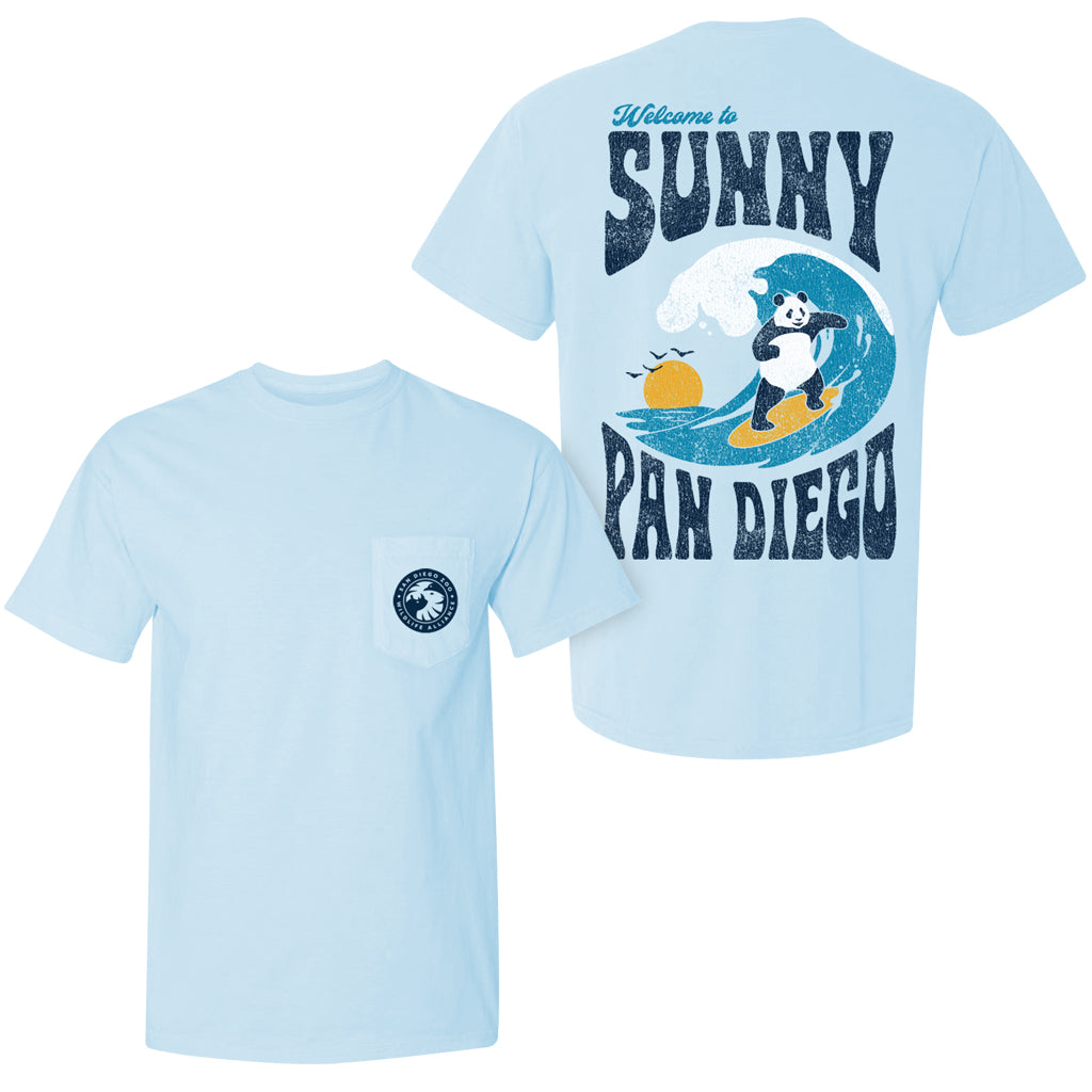 WELCOME TO SUNNY PAN DIEGO BIG WAVE SURFING PANDA 