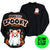 FEELIN SPOOKY RED PANDA GHOST GLOW IN THE DARK BLACK SPIRIT JERSEY