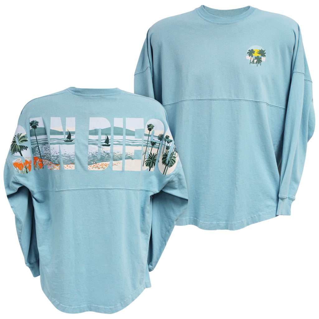 SAN DIEGO BAY SCENE PALM TREE EXCLUSIVE SPIRIT JERSEY 
