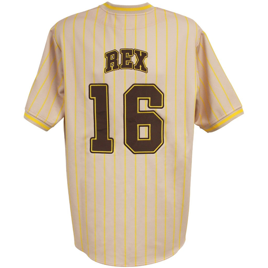 Rex Lion Pinstripe Baseball Jersey
