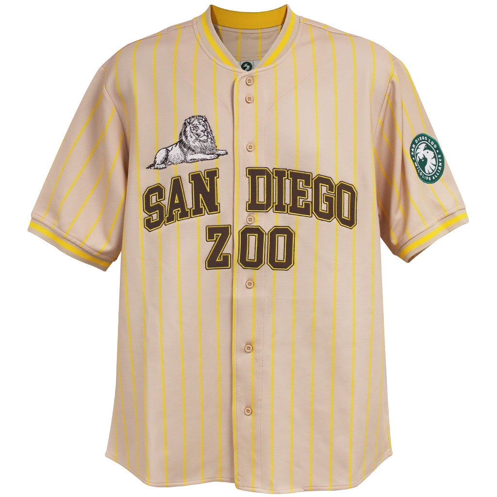 Rex Lion Pinstripe Baseball Jersey