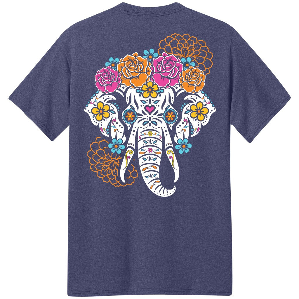 Elephant Sugar Skull Tee