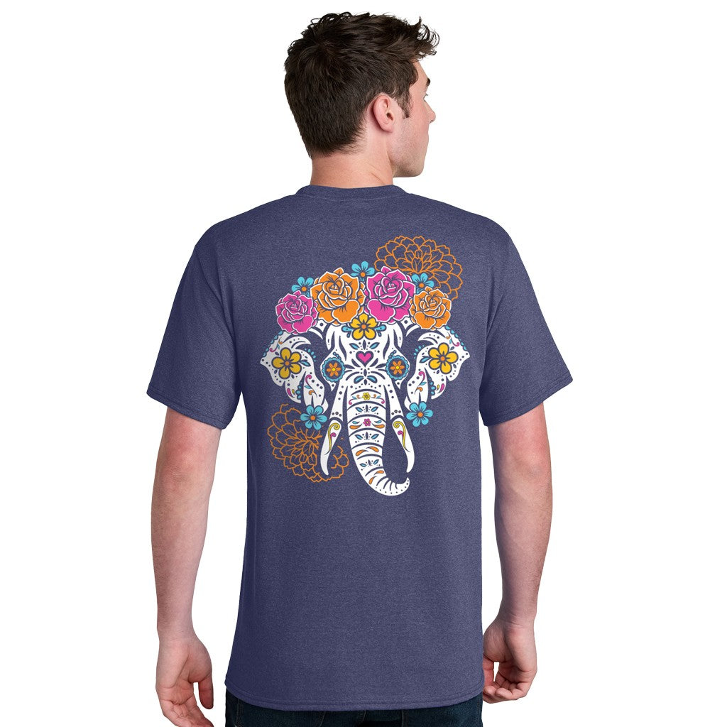 Elephant Sugar Skull Tee