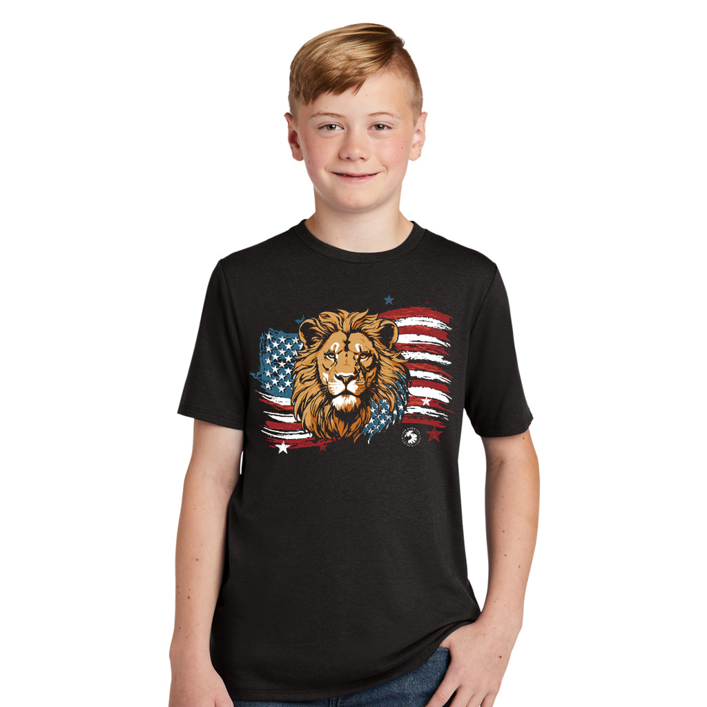 Americana Lion Kids Tee