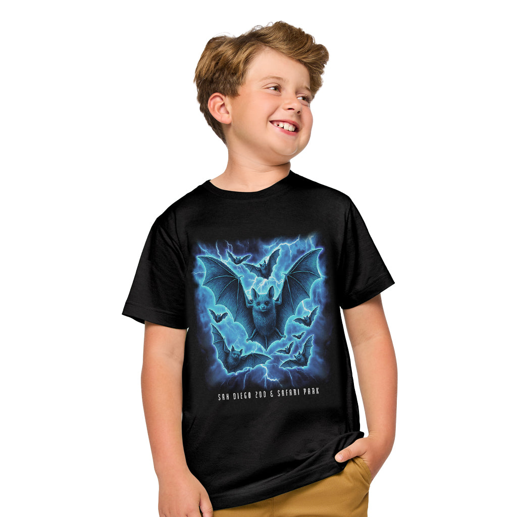 Bat Pack Electric Glow Kids Tee