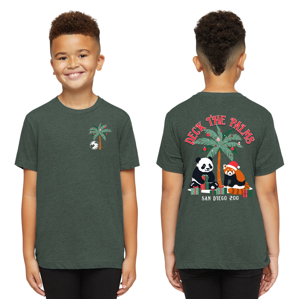 Deck The Palms Kids Tee