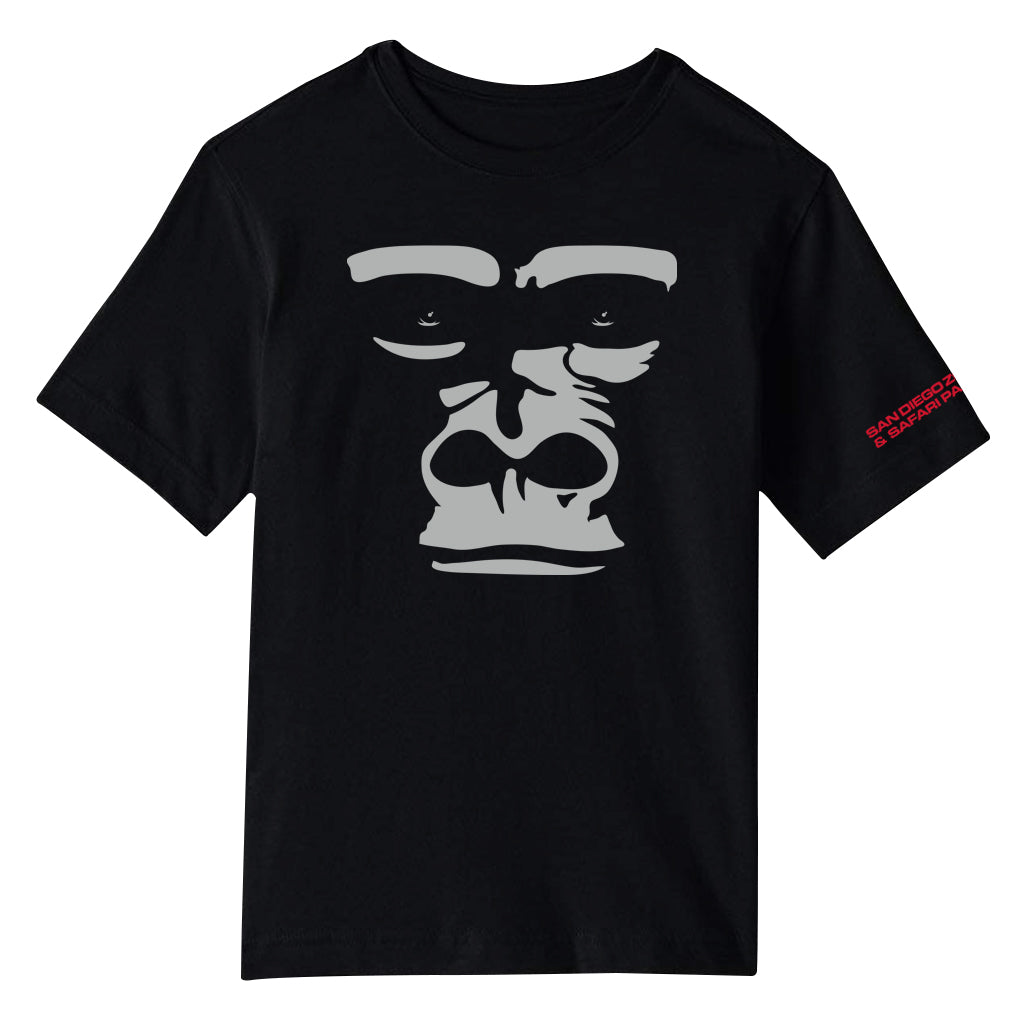 BLACK KIDS CREW NECK SHORT SLEEVE TEE APE