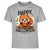 HAPPY HALLOWEEN YOUTH KIDS RED PANDA PUMPKIN CREW TEE T-SHIRT